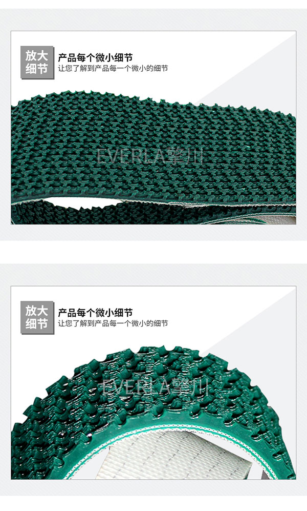包裝行業(yè)_<a href='http://m.rongnl.com/' target='_blank'><u>PU同步帶</u></a>加綠色花紋
